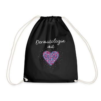 Dermatologue avec dermatologie cardiaque Dermatologues - Sac de sport léger - noir - Devant