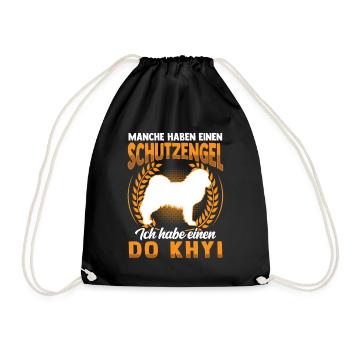 Do Khyi Schutzengel Tibetmastiff Tibetdogge - Turnbeutel - Schwarz - Vorne