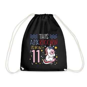Cette Americorn est maintenant 11 Unicorn Pony 4. - Sac de sport léger - noir - Devant
