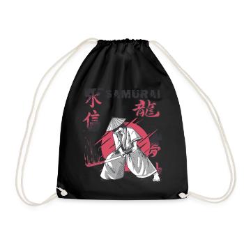 Samouraï Katana Épée Tache de sang Guerre japonaise - Sac de sport léger - noir - Devant