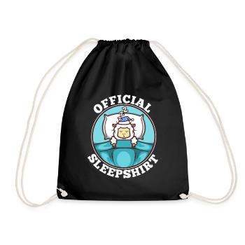 Chemise de nuit officielle Mouton - Sac de sport léger - noir - Devant