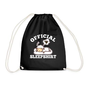 Chemise de nuit officielle Mouton - Sac de sport léger - noir - Devant