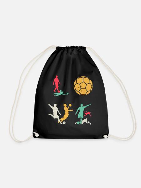 Soccer LOVE Soccer Player - Soccer Lover - Turnbeutel - Schwarz