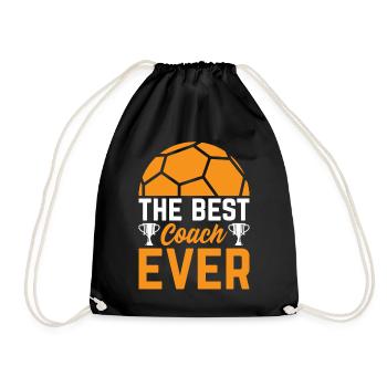 Le meilleur entraîneur de football de tous les temps - Soccer Player Soccer - Sac de sport léger - noir - Devant