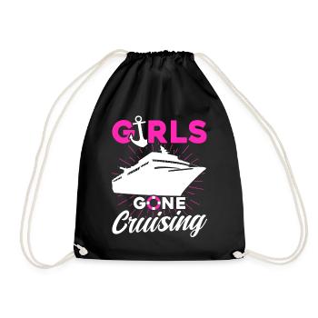 Girls Gone Cruising - Drawstring Bag - black - Front