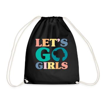 Laisse aller les filles Jga Femmes - Sac de sport léger - noir - Devant
