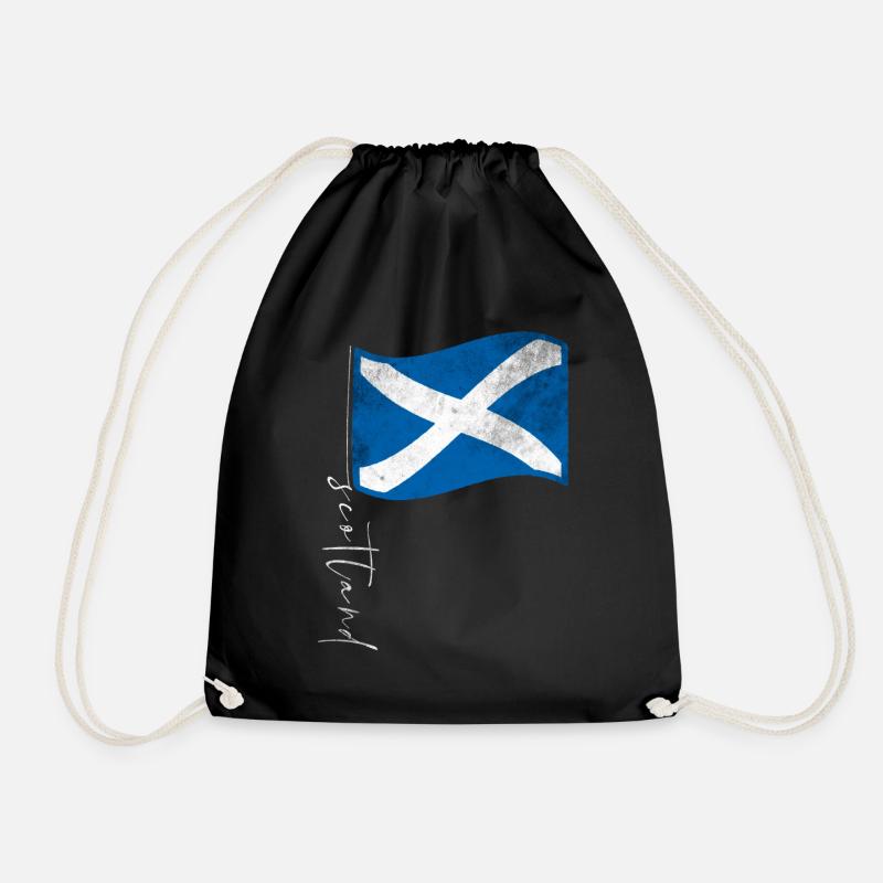 Écosse Drapeau écossais - Sac de sport léger - noir