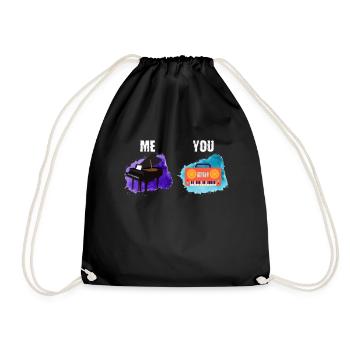 Ich Du - Pianiste Pianiste - Sac de sport léger - noir - Devant