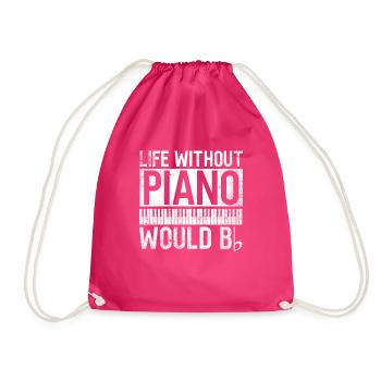 La vie sans piano serait Bb - pianiste piano - Sac de sport léger - fuchsia - Devant