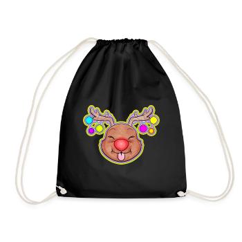 Rudolph la fée du renne s’éteint pour - Sac de sport léger - noir - Devant