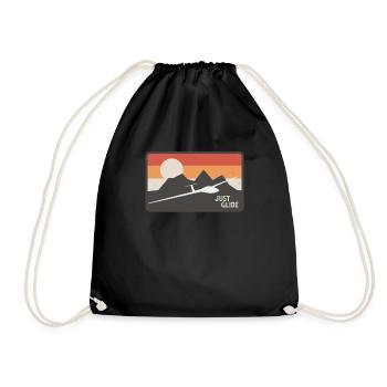 Planeur Planeur Pilote d’avion Rétro - Sac de sport léger - noir - Devant