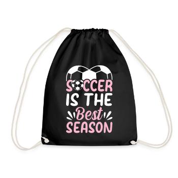 Soccer Ball Soccer Player - Soccer Is The Best Sea - Turnbeutel - Schwarz - Vorne