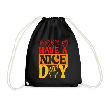 Sourds sourds muets sourds - Sac de sport léger - noir - Devant