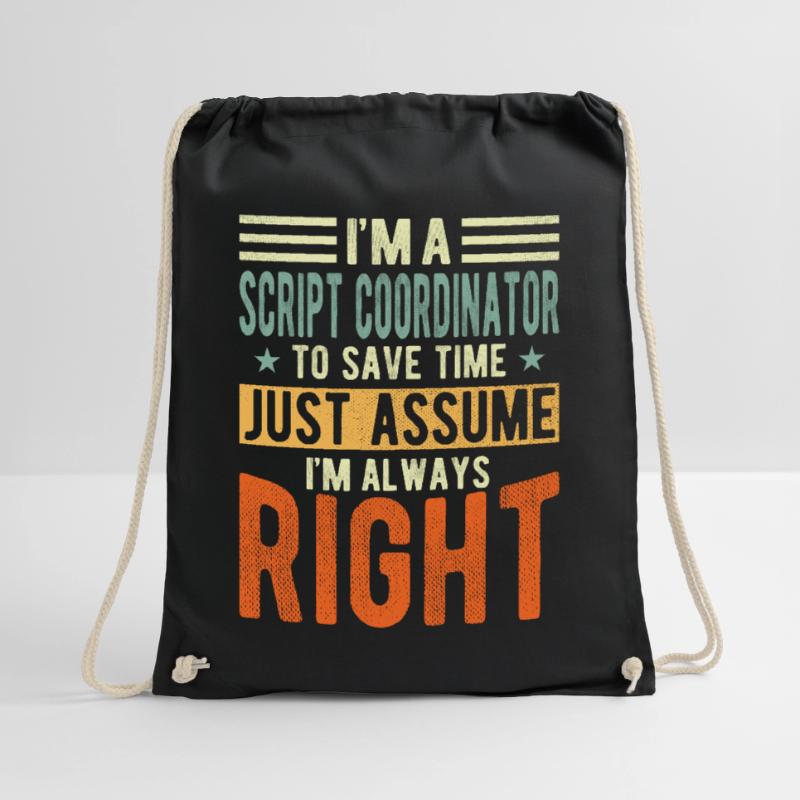 Script Coordinator Drawstring Bag