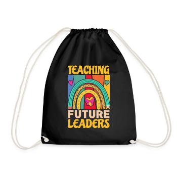 Primary School Teacher Kindergarten Educator - Drawstring Bag - black - Front