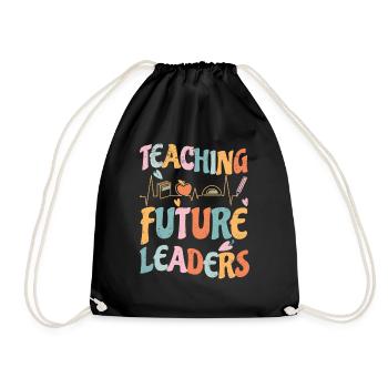Primary School Teacher Kindergarten Educator - Drawstring Bag - black - Front