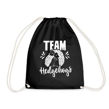 Team Hedgehog Mignon Pet Dictons - Sac de sport léger - noir - Devant