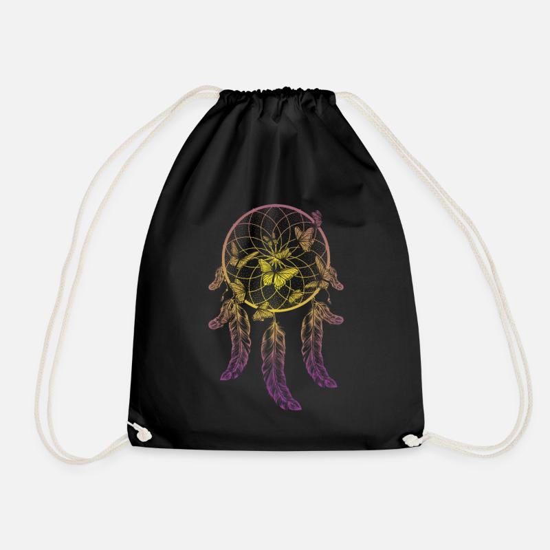 Capteur de rêves - Sac de sport léger - noir