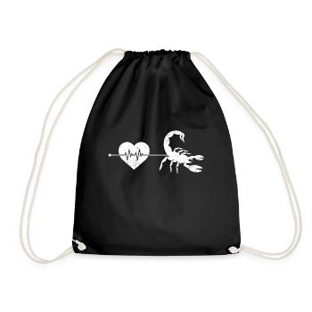Rythme cardiaque du cancer - Sac de sport léger - noir - Devant