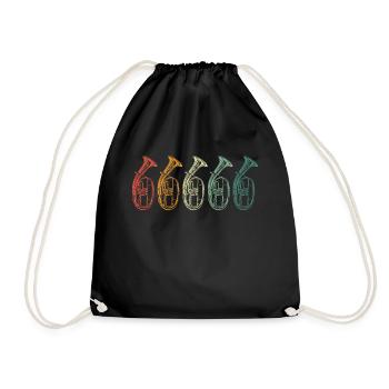 Tenorhorn Tenorhornist Corn Instrument - Sac de sport léger - noir - Devant