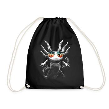 Poisson Axolotl - Sac de sport léger - noir - Devant
