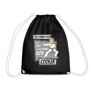 Karaté Karaté Fighter Arts Martiaux - Sac de sport léger - noir - Devant