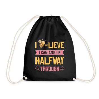 Test Day Bee Testing Shirts for Test Takers Bee - Drawstring Bag - black - Front