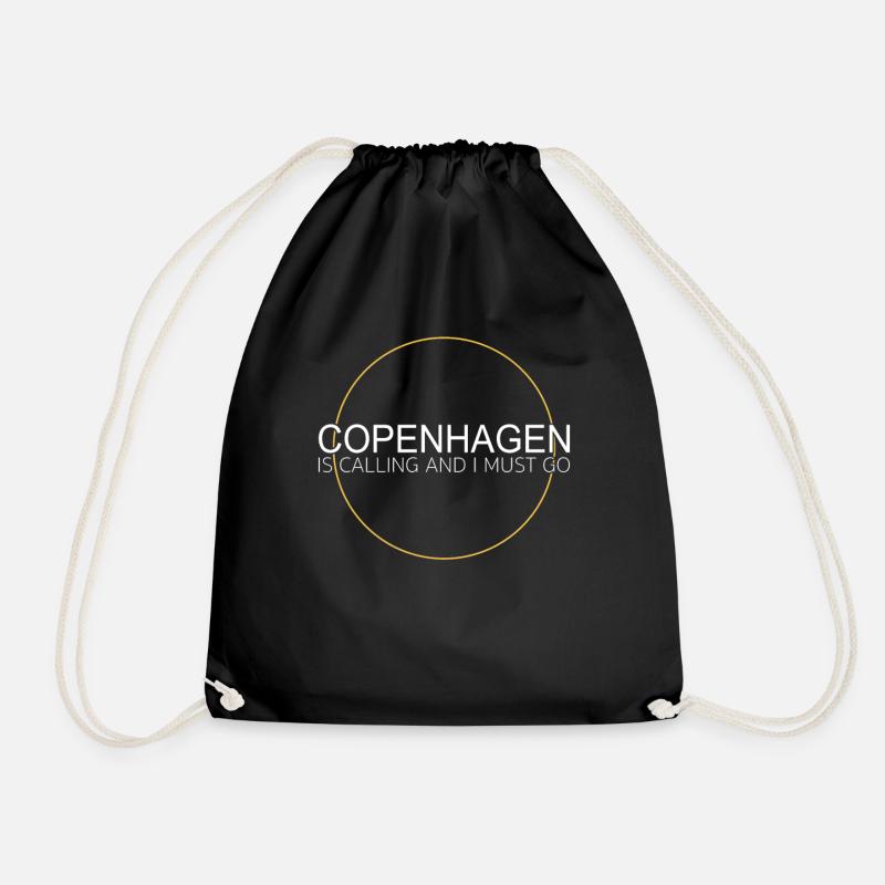 Kopenhagen Spruch - Turnbeutel - Schwarz