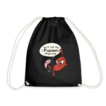 Manchon Bastrique Plus mon problème pour Gastric - Sac de sport léger - noir - Devant