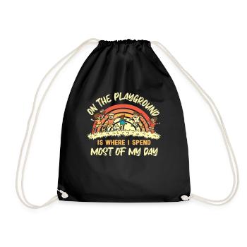 Enseignante au primaire Éducatrice de maternelle - Sac de sport léger - noir - Devant