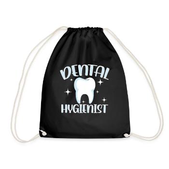 Hygiéniste dentaire Dentiste Équipe d’hygiène dentaire - Sac de sport léger - noir - Devant