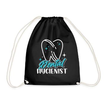 Hygiéniste dentaire Équipe de dentistes en hygiène dentaire - Sac de sport léger - noir - Devant