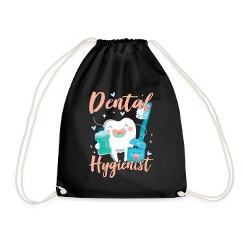 Hygiénistes dentaires Hygiène dentaire Équipe dentaire - Sac de sport léger - noir - Devant