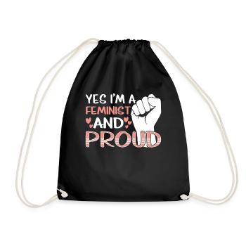 Ja Ich Bin Eine Feministin Und Stolz Darauf Frauen - Sac de sport léger - noir - Devant