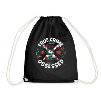 True Crime obsédé - Sac de sport léger - noir - Devant