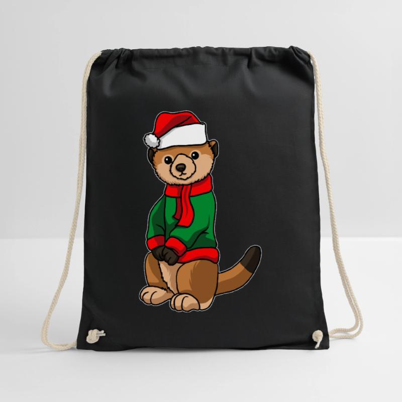 Suricates avec pull de Noël Sac de sport léger