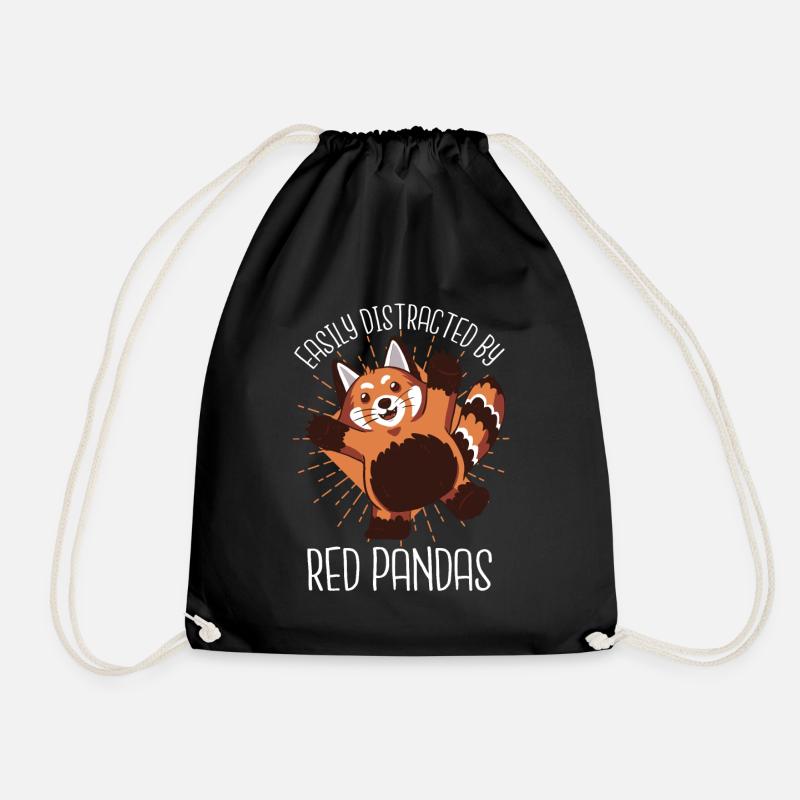 Westlicher Kleiner Panda Roter Panda Himalaja Katz - Turnbeutel - Schwarz