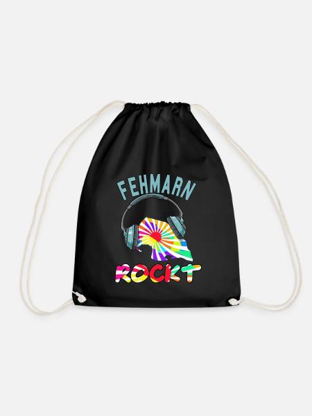 Fehmarn Rockt - Turnbeutel - Schwarz