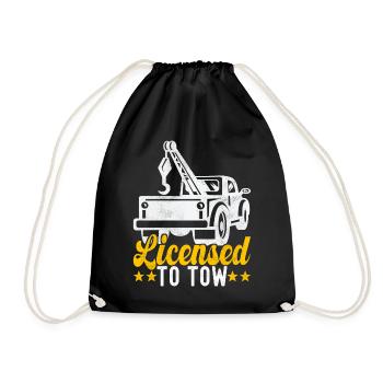 Service de remorquage de dépanneuse - Sac de sport léger - noir - Devant