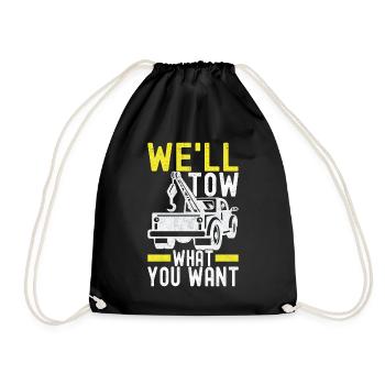 Service de remorquage de dépanneuse - Sac de sport léger - noir - Devant