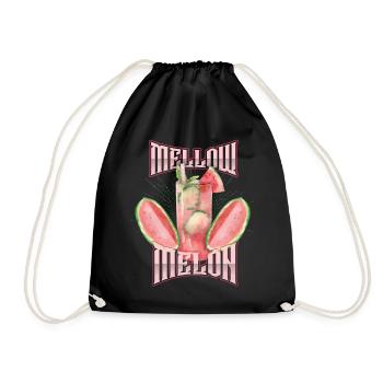 Melon, pastèque, cocktail de melon, Dire - Sac de sport léger - noir - Devant