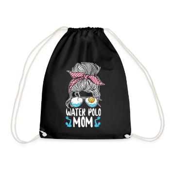 Water Polo Mom Sunglasses Water - Drawstring Bag - black - Front