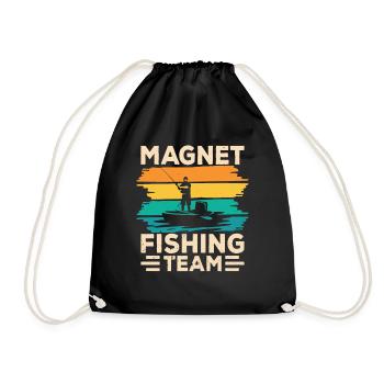Magnet Fishing Team Magnet Fishing Magnet Pêcheurs - Sac de sport léger - noir - Devant