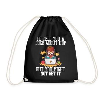Cybersecurity - IT Security Computer Scientist - Drawstring Bag - black - Front