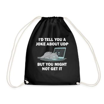 Cybersécurité - Informaticien de sécurité informatique - Sac de sport léger - noir - Devant