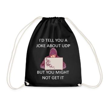 Cybersecurity - IT Security Computer Scientist - Drawstring Bag - black - Front