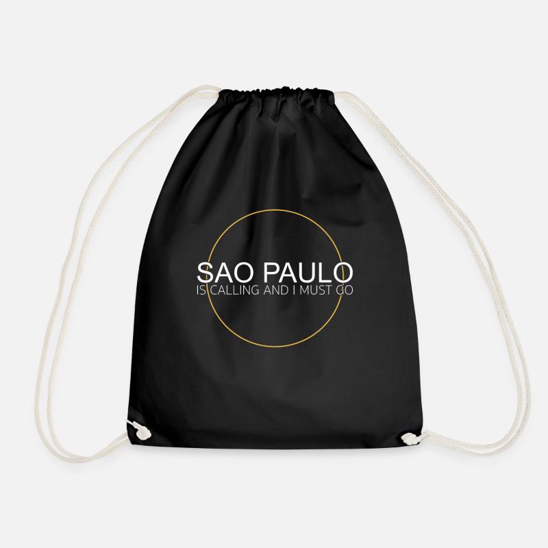 Sao Paulo Spruch - Turnbeutel - Schwarz