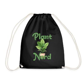 Nerd des plantes - Sac de sport léger - noir - Devant