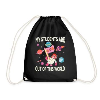 Primary School Teacher Kindergarten Educator - Drawstring Bag - black - Front
