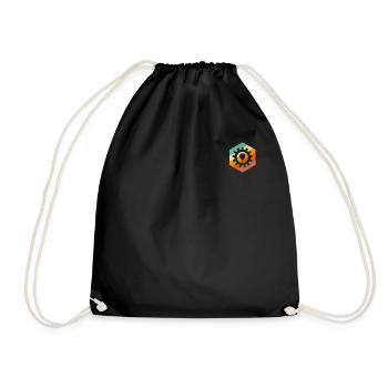 Mechanical Engineer Gear Engineer Retro Engineeri - Drawstring Bag - black - Front